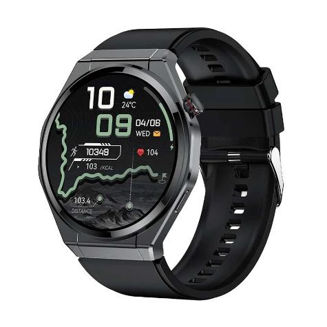 Picture of Blisbond Vertex Black AMOLED Bluetooth Calling Smart Watch