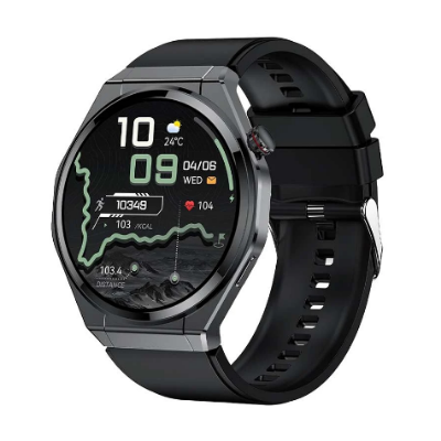 Picture of Blisbond Vertex Black AMOLED Bluetooth Calling Smart Watch