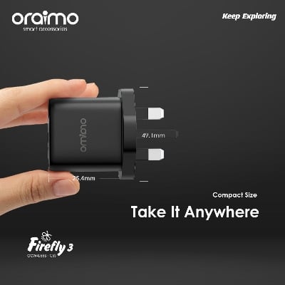 Picture of oraimo firefly 3 10W Wall Charger Kit (OCW-E66S)