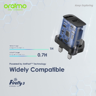 Picture of oraimo firefly 3 10W Wall Charger Kit (OCW-E66S)