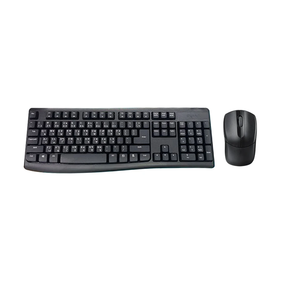 Picture of Rapoo X1800 PRO Wireless Black Multimedia Bangla Keyboard & Mouse