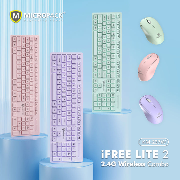 Picture of Micropack KM-237W Black Wireless Keyboard & Mouse Combo