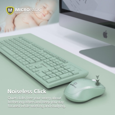 Picture of Micropack KM-237W Black Wireless Keyboard & Mouse Combo