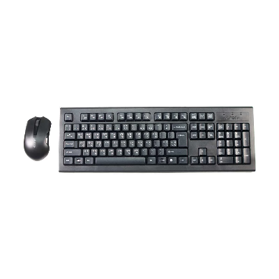 Picture of A4TECH 3000N Black Wireless Keyboard & Mouse Combo with Bangla