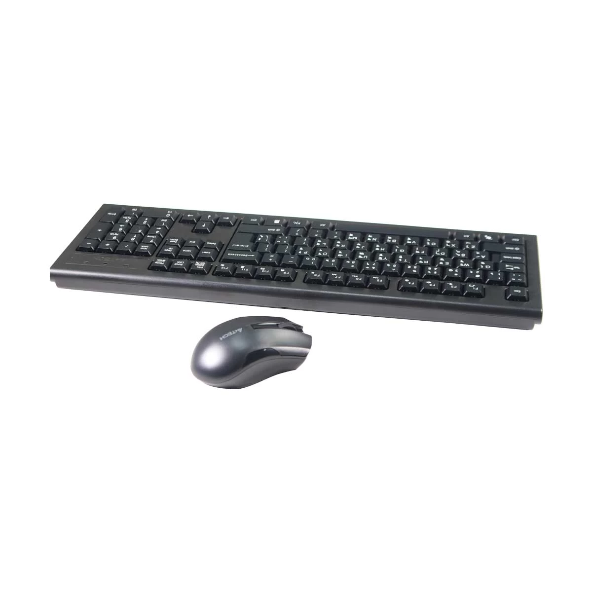Picture of A4TECH 3000N Black Wireless Keyboard & Mouse Combo with Bangla