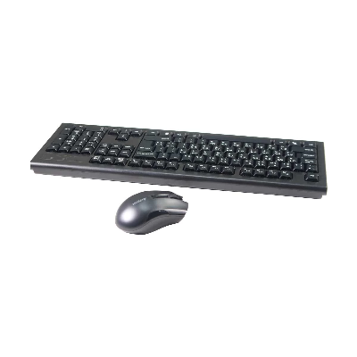 Picture of A4TECH 3000N Black Wireless Keyboard & Mouse Combo with Bangla