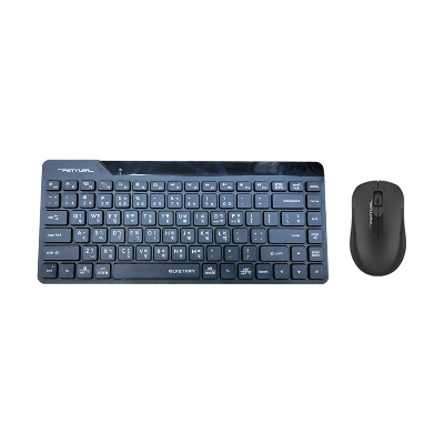 Picture of A4TECH FG2200 Air2 Fstyler Black Wireless Silent Keyboard & Mouse Combo with Bangla