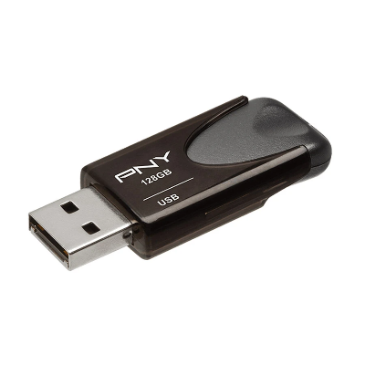Picture of PNY Turbo Attache 4 128GB USB 3.2 Black Pen Drive