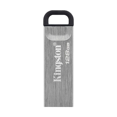 Picture of কিংস্টন Data Traveler Kyson 128GB USB 3.2 Gen 1 Silver Pen Drive #DTKN/128GB