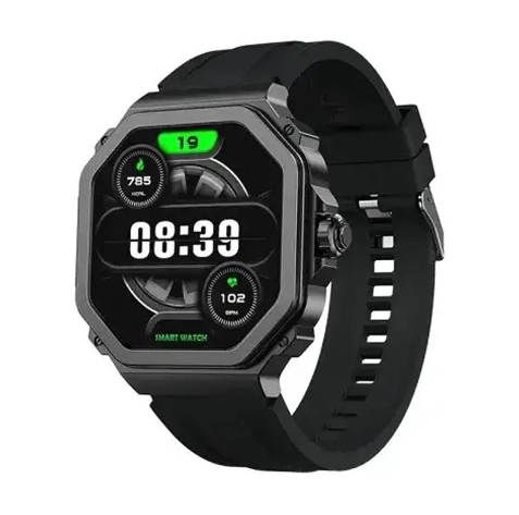 Picture of Blisbond Force Silver AMOLED Bluetooth Calling Smart Watch
