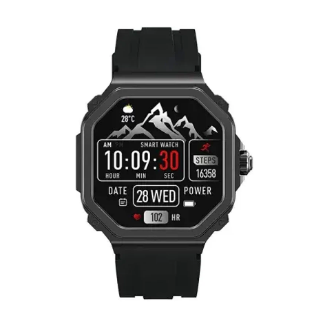 Picture of Blisbond Force Silver AMOLED Bluetooth Calling Smart Watch