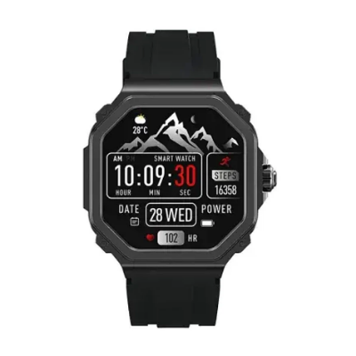 Picture of Blisbond Force Silver AMOLED Bluetooth Calling Smart Watch