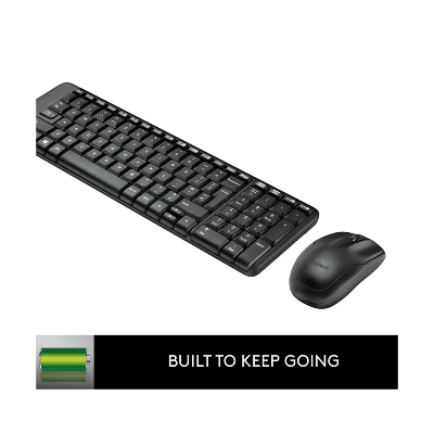 Picture of Logitech MK215 Black Wireless Keyboard & Mouse Combo