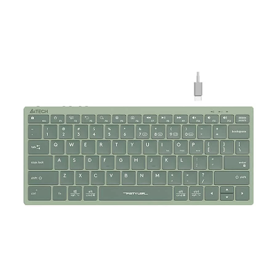 Picture of A4TECH FBX51C Dual Mode Matcha Green Bluetooth Keyboard
