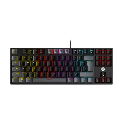 Picture of Fantech Atom87 MK876v2 Wired RGB (Blue Switch) Black Sumi Edition Mechanical Gaming Keyboard