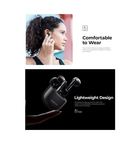 Picture of Havit TW976 Black TWS Bluetooth Earbuds