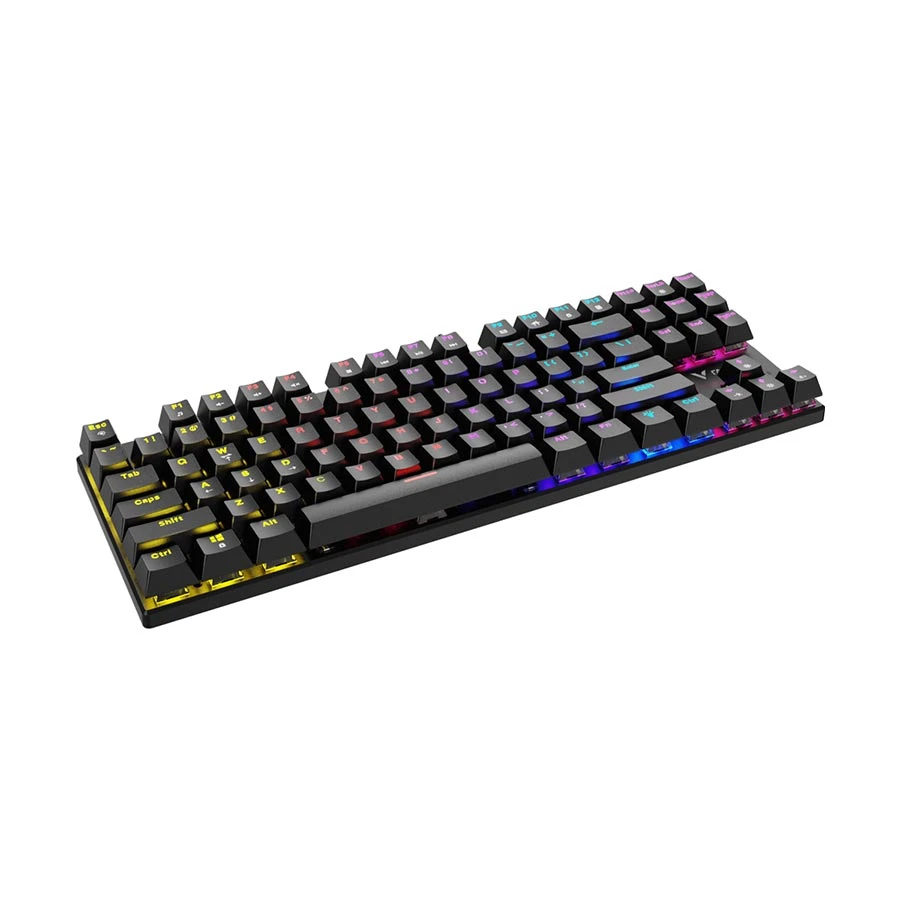 Picture of Rapoo GK500-87 Wired (Blue Switch) Black Mechanical Gaming Keyboard
