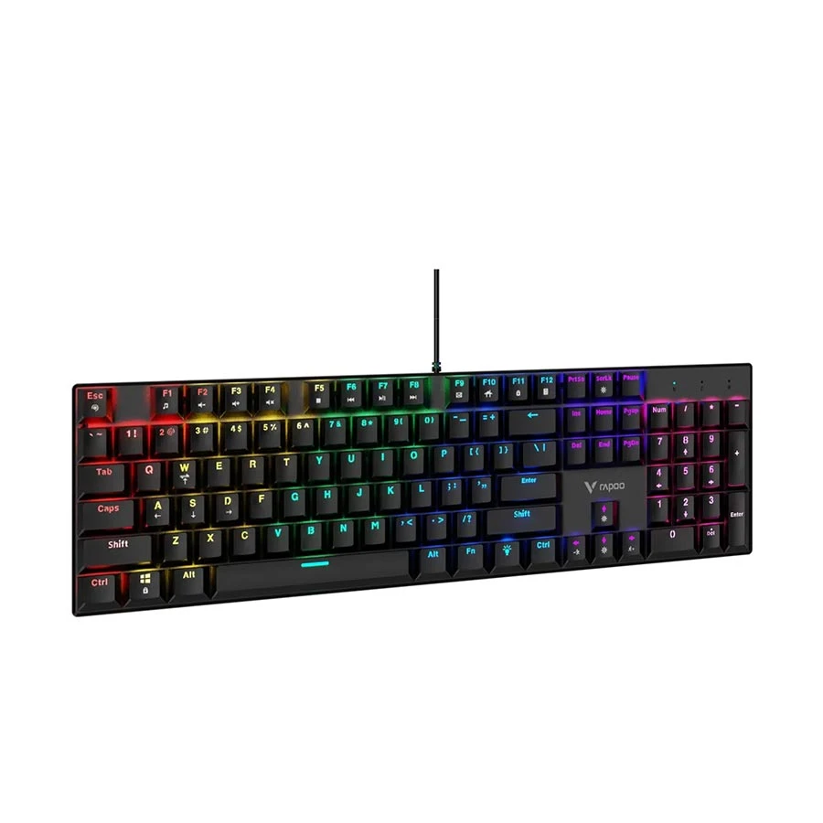 Picture of Rapoo GK500 Wired (Blue Switch) Black Mechanical Gaming Keyboard