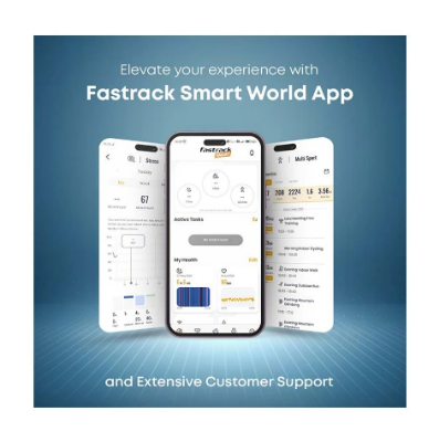 Picture of Fastrack Revoltt XR1 Black Bluetooth Calling Smart Watch