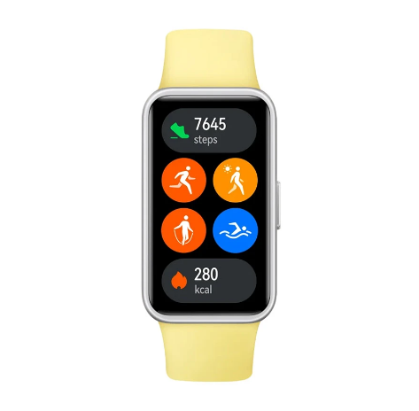 Picture of Huawei Band 9 Amoled Display Lemon Yellow Smart Watch