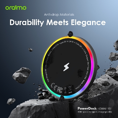 Picture of oraimo PowerDock oraimo PowerDock 15W Wireless Charging Pad