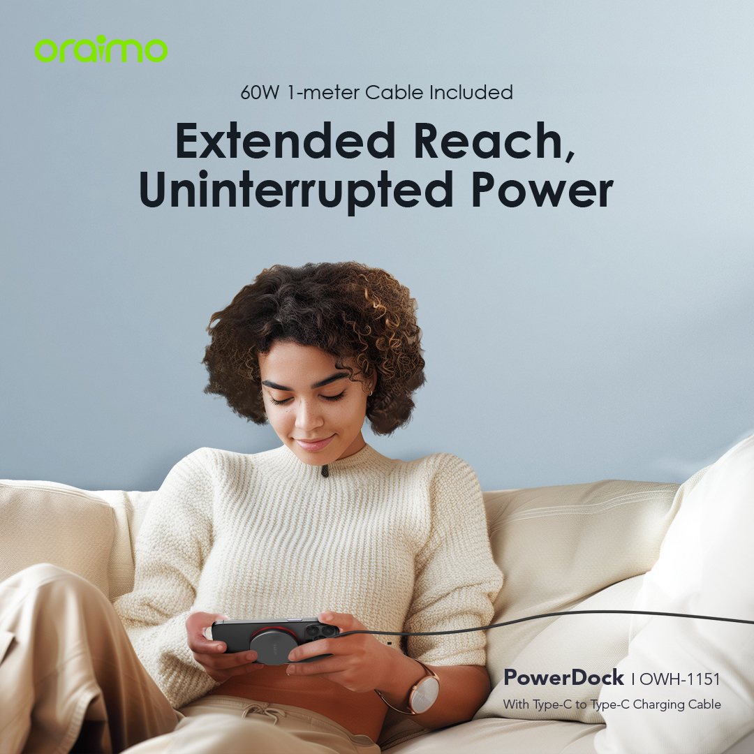 Picture of oraimo PowerDock oraimo PowerDock 15W Wireless Charging Pad