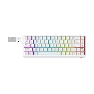 Picture of Havit Gamenote KB922L Wired White (Jiuzi Red Switch) RGB Backlit Mechanical Gaming Keyboard