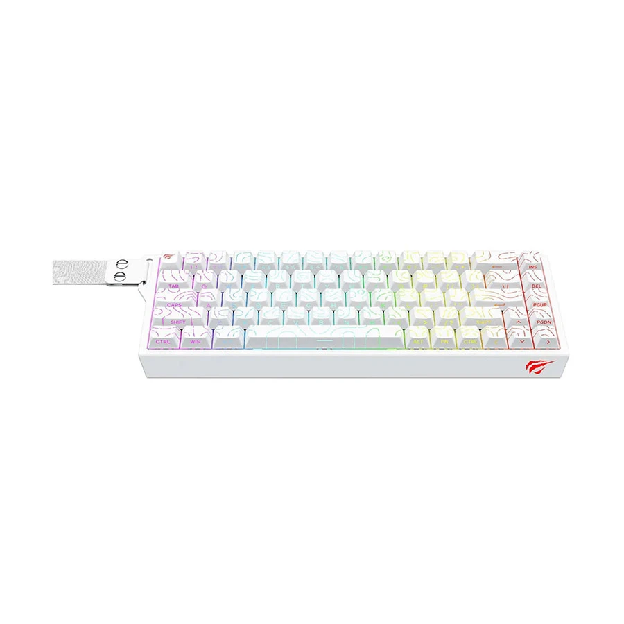 Picture of Havit Gamenote KB922L Wired White (Jiuzi Red Switch) RGB Backlit Mechanical Gaming Keyboard