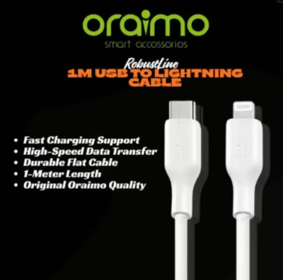 Picture of oraimo RobustLine 2A 1M Lightning Cable OCD-114L