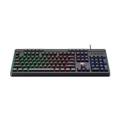 Picture of Havit KB907CM RGB Wired Black Gaming Keyboard, Mouse, Headphone & Mouse Pad Combo