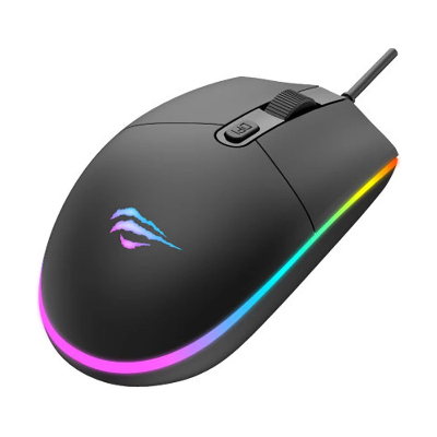 Picture of Havit KB907CM RGB Wired Black Gaming Keyboard, Mouse, Headphone & Mouse Pad Combo