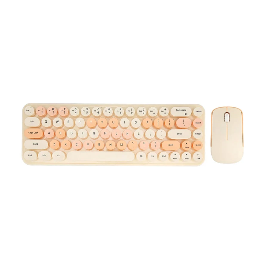 Picture of MOFII I Bean Milk Tea Wireless Keyboard & Mouse Combo