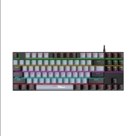 Picture of Pc Power K87 RGB Wired Hot Swap (Blue Switch) Black & Grey Mechanical Gaming Keyboard