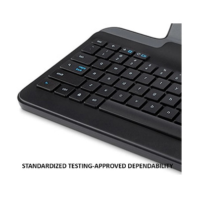 Picture of Belkin B2B191 USB-C Wired Black-Gray Tablet Keyboard with Stand