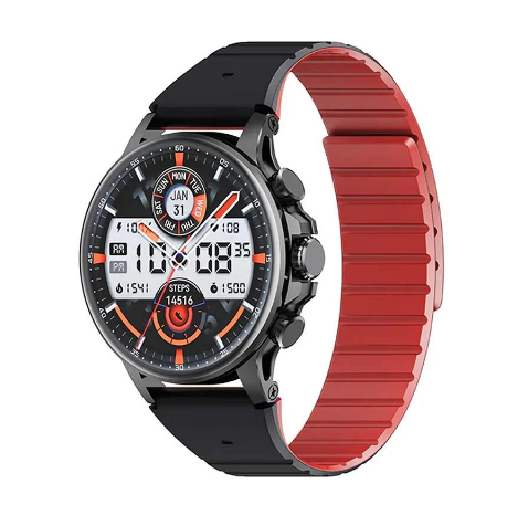 Picture of IMILAB IMIKI HOLO Ultra AMOLED Silver & Blue Bluetooth Calling Smart Watch