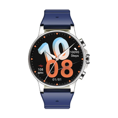Picture of IMILAB IMIKI HOLO Ultra AMOLED Silver & Blue Bluetooth Calling Smart Watch