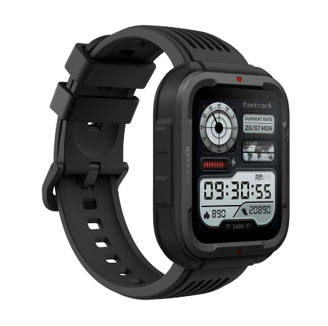 Picture of Fastrack Active Black Bluetooth Calling Rugged Smart Watch