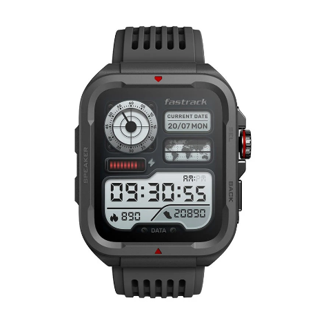 Picture of Fastrack Active Black Bluetooth Calling Rugged Smart Watch