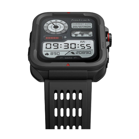 Picture of Fastrack Active Black Bluetooth Calling Rugged Smart Watch