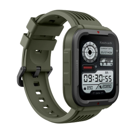 Picture of Fastrack Active Black Bluetooth Calling Rugged Smart Watch