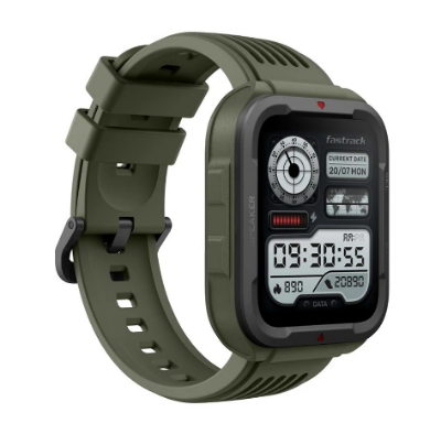 Picture of Fastrack Active Black Bluetooth Calling Rugged Smart Watch