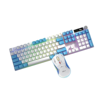Picture of Pc Power Fury Combo RGB Wired (Blue Switch) White Mechanical Gaming Keyboard & Mouse Combo