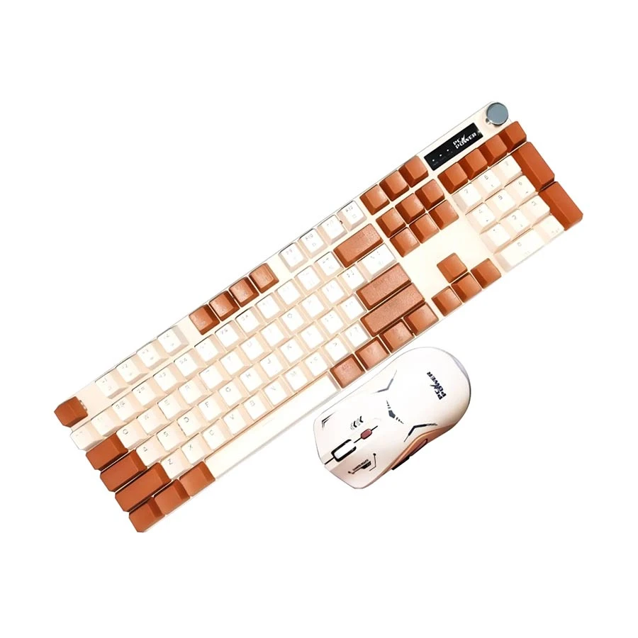 Picture of Pc Power Fury Combo RGB Wired (Blue Switch) White Mechanical Gaming Keyboard & Mouse Combo