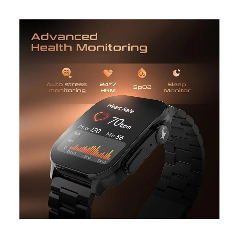Picture of Fastrack Horizon S1 Black Bluetooth Calling Smart Watch
