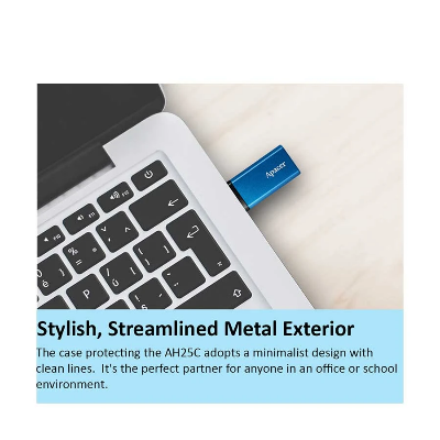 Picture of Apacer AH25C 256GB USB 3.2 Gen 1 Ocean Blue Pen Drive #AP256GAH25CU-1