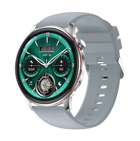 Picture of Blisbond Zeno Silver AMOLED Bluetooth Calling Smart Watch