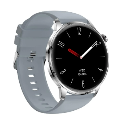 Picture of Blisbond Zeno Silver AMOLED Bluetooth Calling Smart Watch