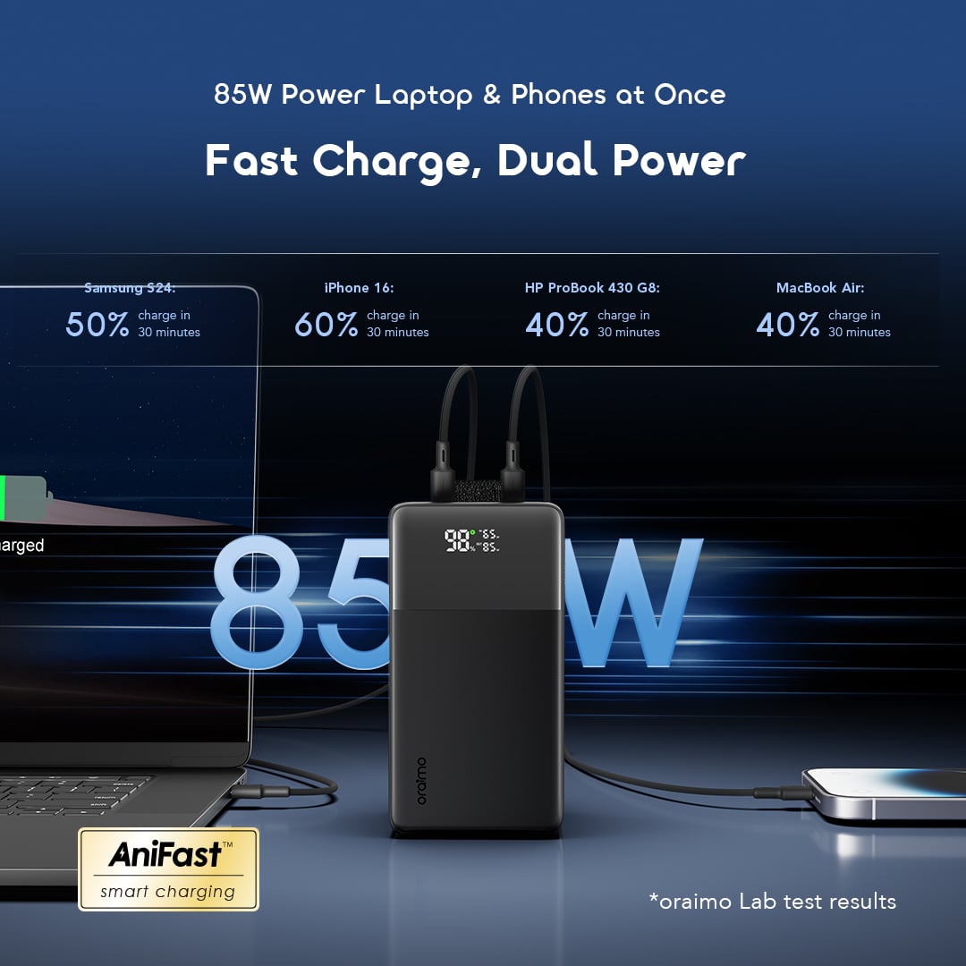 Picture of oraimo PowerJet 501 50000mAh 85W Fast Charging Power Banks
