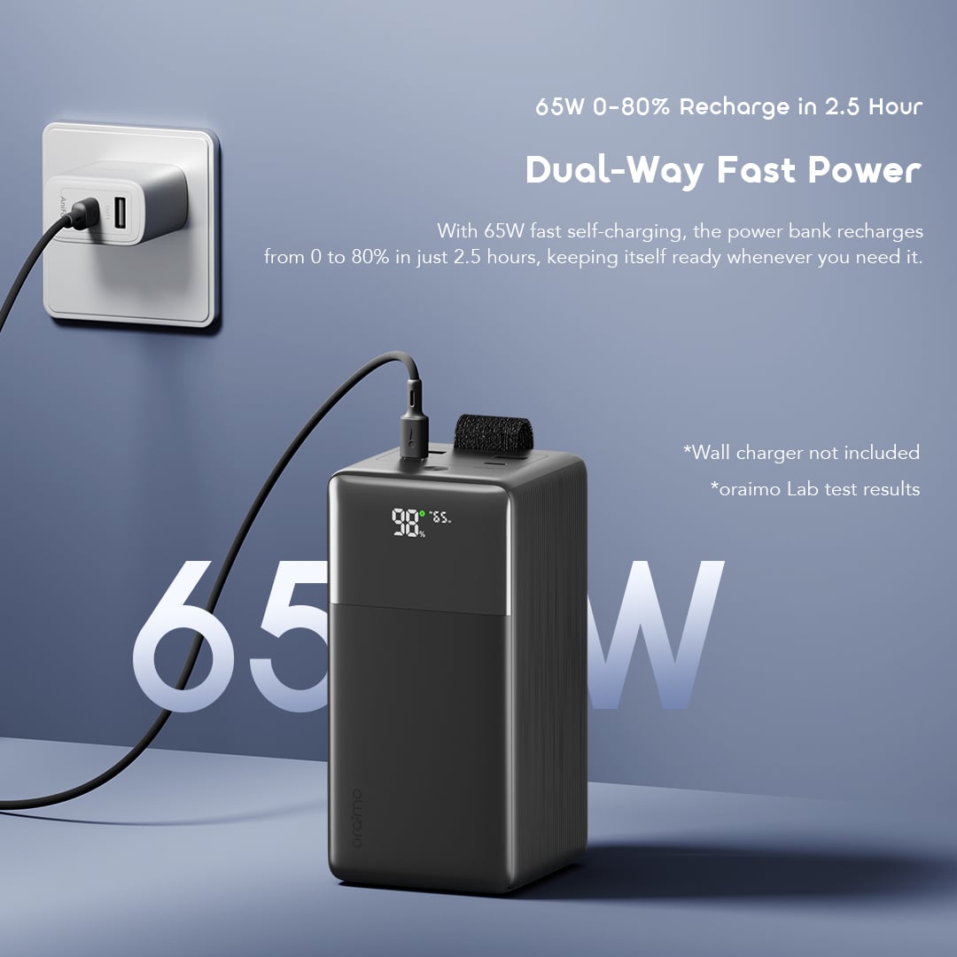 Picture of oraimo PowerJet 501 50000mAh 85W Fast Charging Power Banks