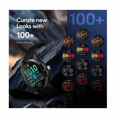 Picture of Fastrack Jupiter Flex Black Bluetooth Calling Smart Watch